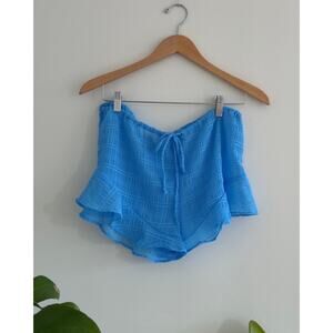 Blue Wild Fable Swim Cover Up Shorts